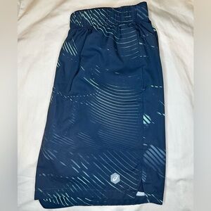 ASICS D1 Training Shorts Men’s L 7” Inseam Blue Athletic Running Gym Performance